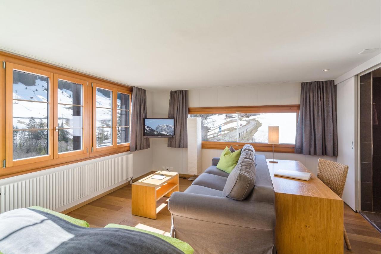 Hotel Des Alpes Adelboden Exteriör bild