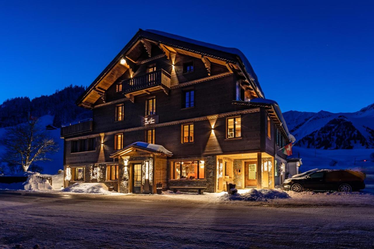 Hotel Des Alpes Adelboden Exteriör bild